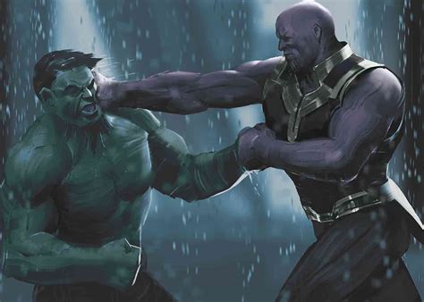 Avengers Endgame Hampir Hadirkan Rematch Hulk Vs Thanos