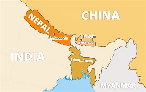 Where Is Bhutan Located On A Map