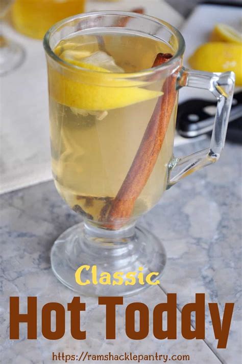 Hot Toddy Recipe Brandy Classic Hot Toddy Recipe Brandy Drink Alcohol Recipes Real Food