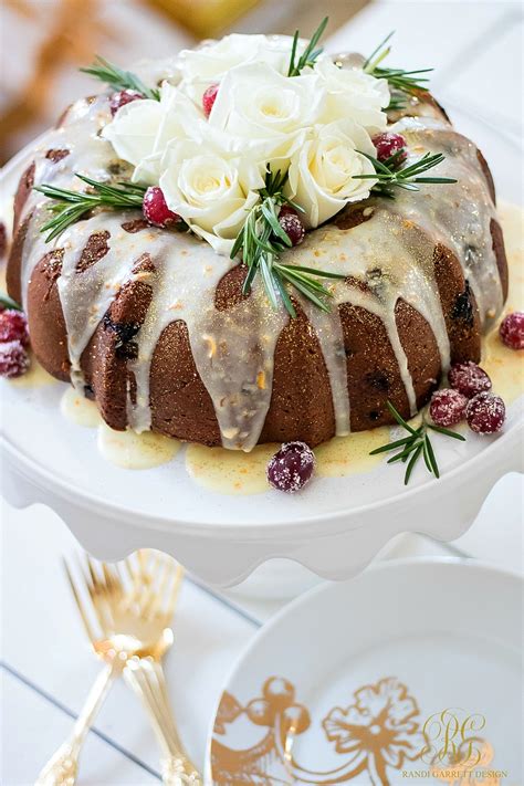 Top with confectioners' sugar or glaze. Christmas Progressive Dinner - Mom's Cranberry Bundt Cake ...
