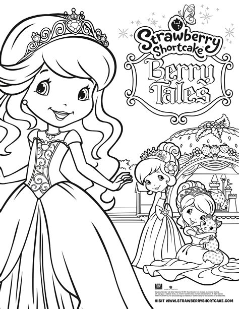 Try to get your youngsters crayons to color the strawberry shortcake coloring sheets. Strawberry Shortcake Berry Tales Coloring Page