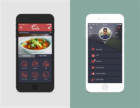 Foodie App Design On Behance