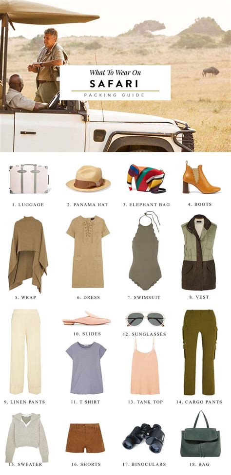 What To Wear On Safari 20 Things You Absolutely Must Pack