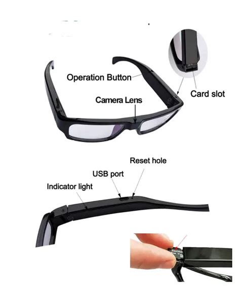 Zetronix Kestrel 1080 Video Recording Glasses User Manual
