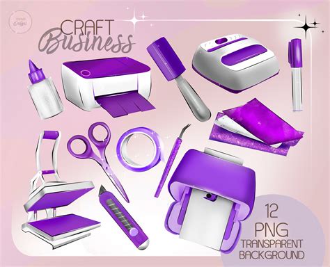 Cutting Machine Clipart Png Cricut Clipart Crafting Clipart Pink