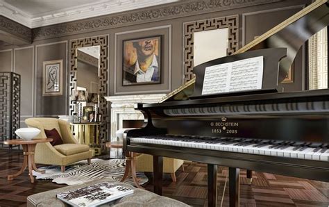 Luxury Interiors Townhouse Interior Piano Room Decor Interior Design