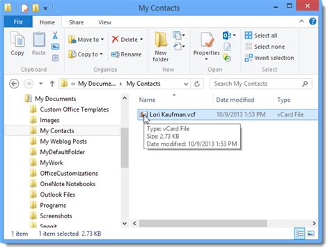 How To Export A Contact To And Import A Contact From A Vcard Vcf