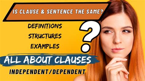 All About Clauses English Grammar Esl Advice Youtube
