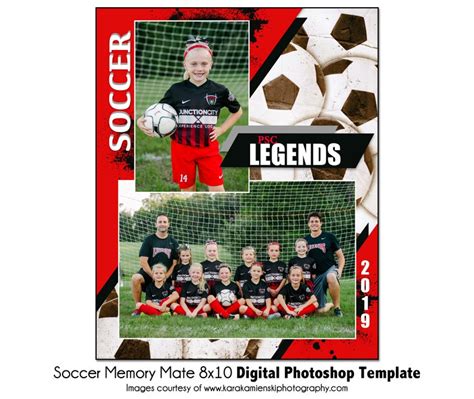Craft Supplies And Tools Templates Soccer Mm8 8x10 Memory Mate Digital
