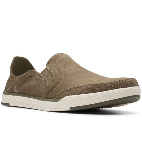 Clarks Step Isle Row Mens Casual Slip On Canvas Shoes Men From