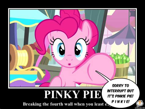 Pinkie Pie Breaking The Fourth Wall When You Least Expect It Pinkie