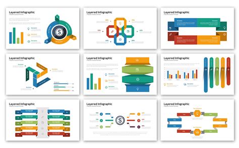 Layered Presentation Infographic Powerpoint Template 73792