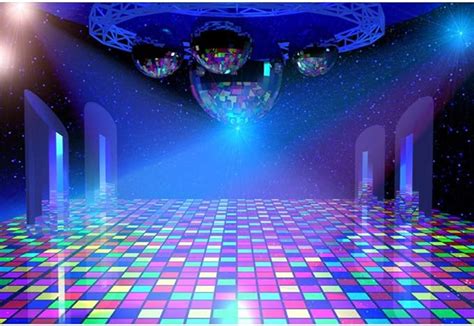 Csfoto 5x3ft Disco Party Backdrop 80s Themed Party