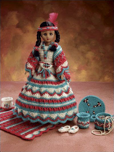 Indian Princess Free Pattern Native American Crochet Dolls Crochet