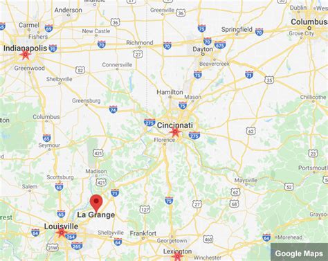 La Grange Ky Zip Code Map United States Map