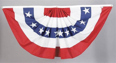Valley Forge American Pleated Flag 36 In H X 72 In W Us Patriot Flags