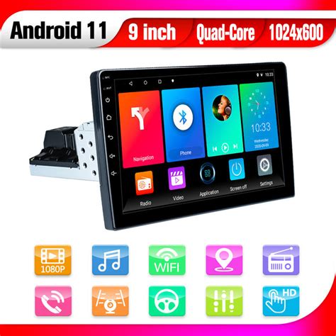 9 Inch 25d Ips Car Stereo Touch Screen Fcc 1 Din Gps Universal Android