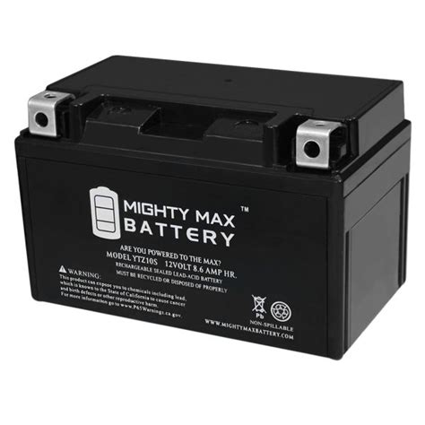 Ytz10s 12v 86ah 190cca Sla Battery Mightymaxbattery