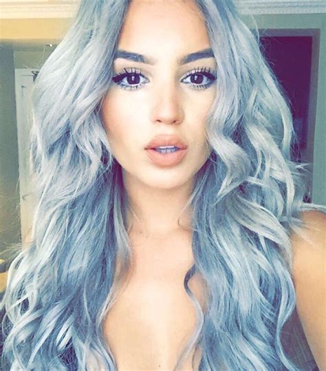 Shes Everything Grey Hair Model Hair Color Blue Blue Hair
