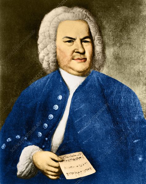 Johann Sebastian Bach German Composer Stock Image F0333432
