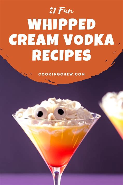 from martinis to party shots these 21 fun whipped cream vodka recipes are always bound to