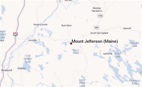 Mount Jefferson Maine Mountain Information