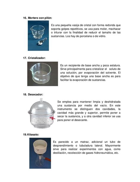 30 Materiales De Vidrio Para Laboratorio De Química