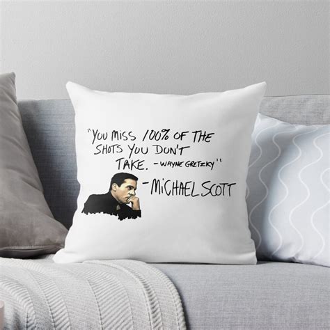 Michael Scott Quote Throw Pillow For Sale By Kevincharles Redbubble
