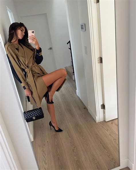 Cindy Mello Trench Coat Colour Combination Hot Thighs Legs Picture