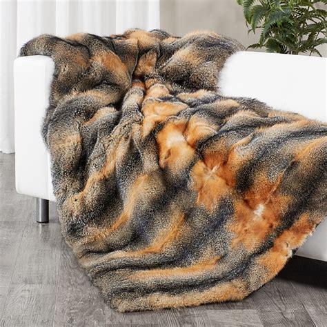 Real Fur Blankets And Fur Throws