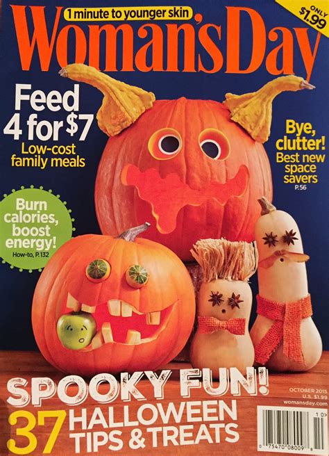 Vintage Halloween Collector 2015 October Womans Day Magazine