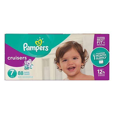 Pampers Cruisers Size 7 88 Count Disposable Diapers Buybuy Baby