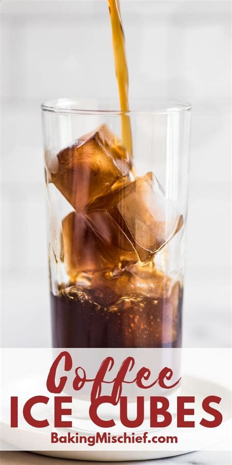 How To Make Coffee Ice Cubes For The Quickest Easiest Iced Coffee