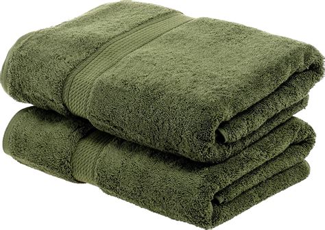 Home City 100 Cotton Towel Set Forest Green Towel Uk