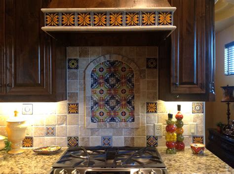 Talavera Backsplash Mexican Style Kitchens Spanish Style Kitchen