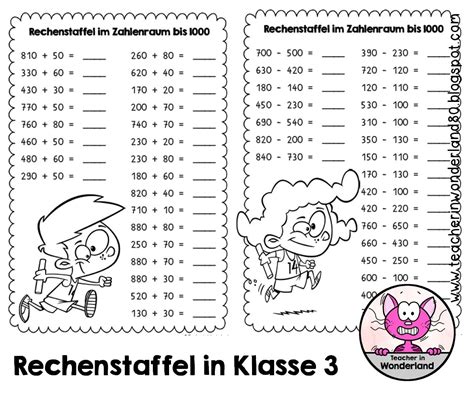 Die genaue ausführung und die schwierigkeitsstufe der aufgaben können auf den nächsten seiten ausgewählt werden. 20 Arbeitsblätter Der Dritten Klasse | Mathe, Matheunterricht, Erste klasse