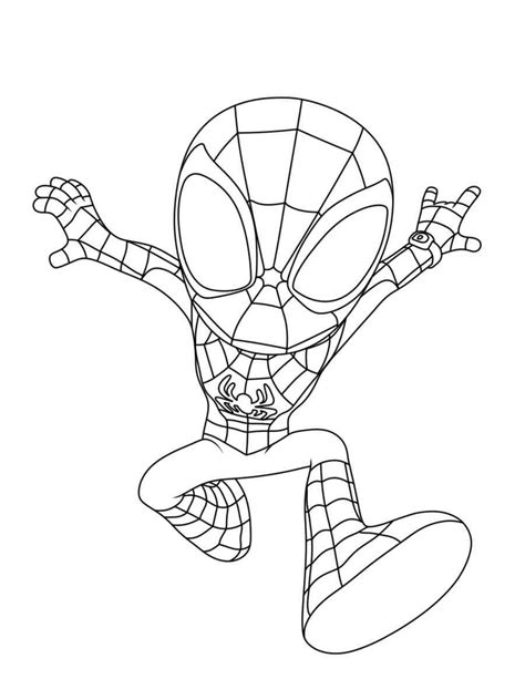 Spidey and His Amazing Friends coloring pages | Coloring pages, Friend