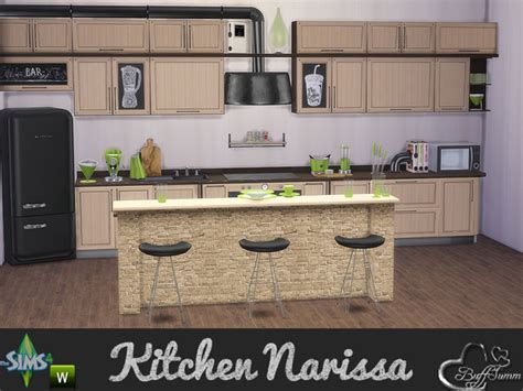 Kitchen Narissa By Buffsumm Sims 4 Kitchen