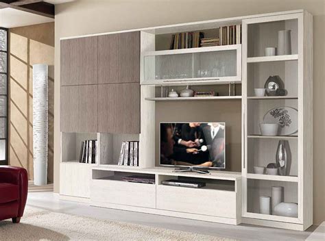 Creating an entertainment center can be done by installing the furniture on the wall. Wall Unit / Entertainment Center EF-ST03 | Living room ...