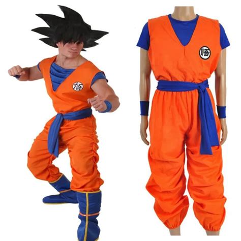 Anime Dragon Ball Son Goku Cosplay Costumes Uniforms High Quality