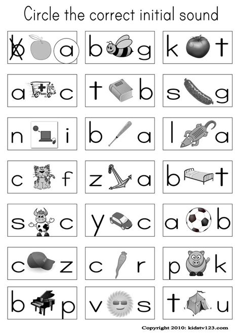 Phonics Worksheets Kindergarten Pinterest Alphabet Phonics