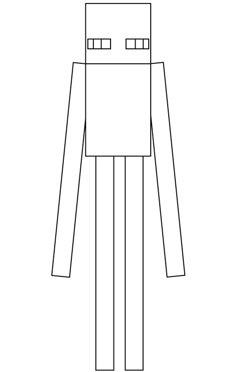 Minecraft Enderman Coloring Pages Coloring Cool