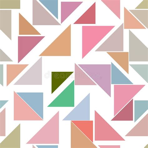 Seamless Abstract Conceptual Geometric Triangle Lines Pattern Drawing
