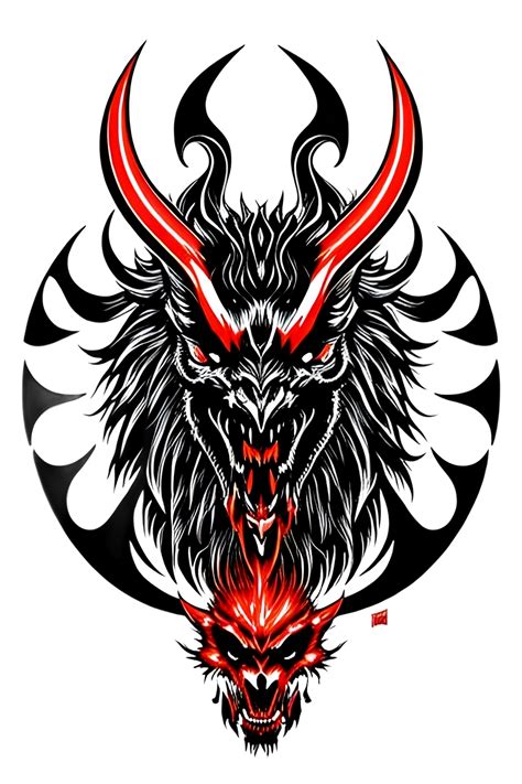 Demon Devil Illustration Generative Ai 24915425 Png