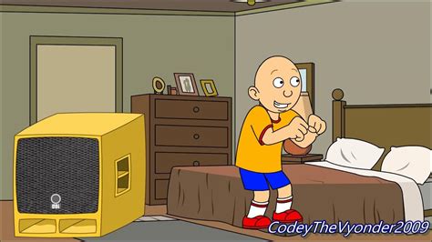 Caillou Plays His Theme Song Really Loudgrounded Youtube