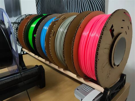 3d Printable Filament Spool Stand By Mrpostrip