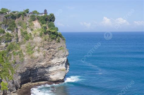 View Of Pura Uluwatu Temple In Bali Island Photo Background And Picture