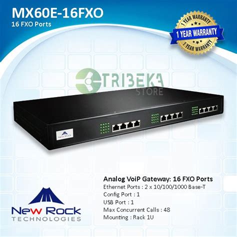 Jual Newrock Mx E Fxo Analog Voip Gateway Fxo Ports Di Lapak Tribeka Computel Bukalapak