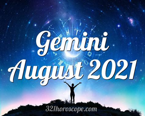 Horoscope Gemini August 2021