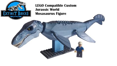 Mosasaurus Lego Compatible Custom Jurassic World Mosasaurus Figure